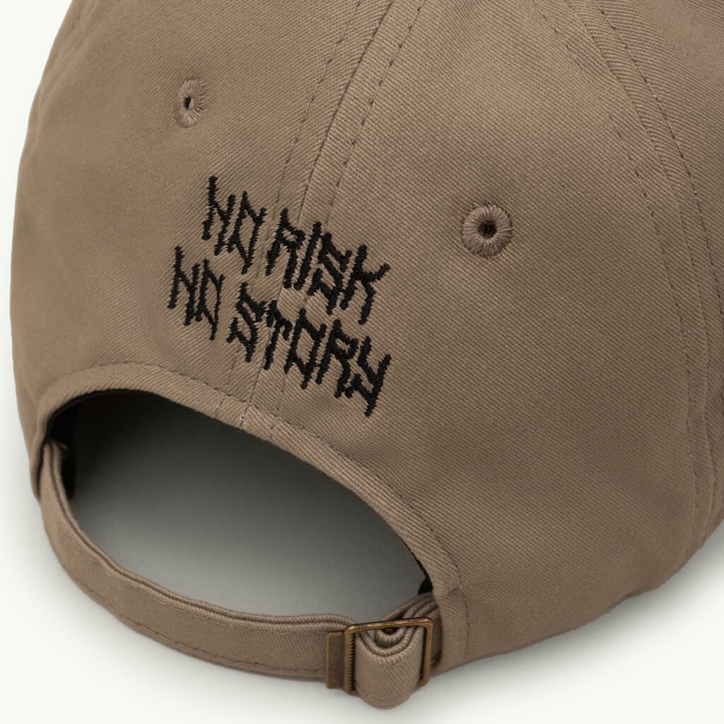Кепка Shadow Terikon "No Risk No Story" — бежева — фото 4
