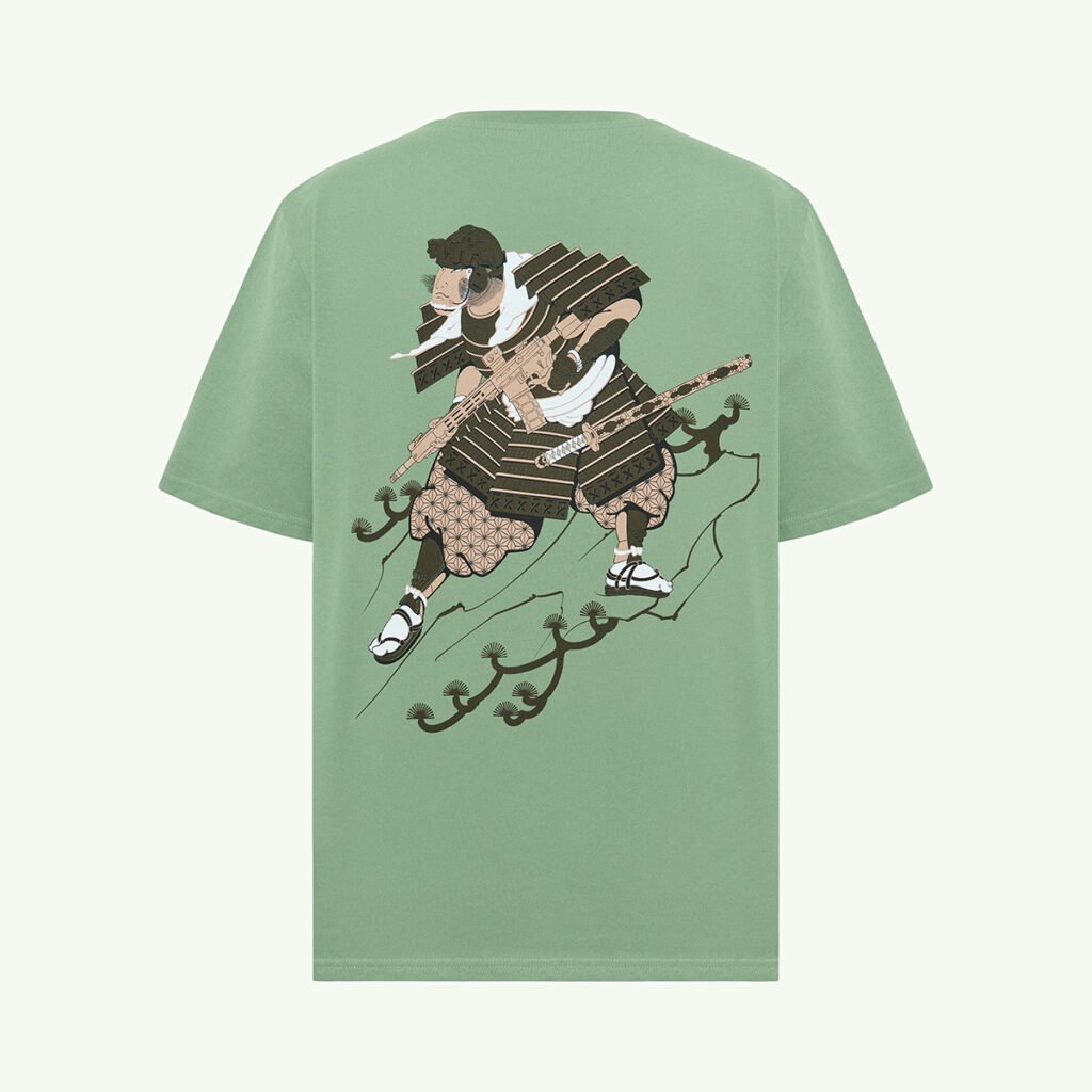 Футболка Shadow Terikon Samurai — м'ятна — фото 2